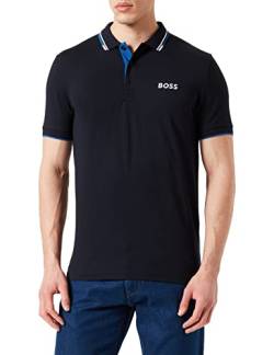 BOSS Green Herren Poloshirt Paddy Pro Blau Large von BOSS