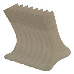 BOSS Herren 2P RS Uni CC Socken, Beige (Medium Beige 261), 43-46 (2er Pack) von BOSS