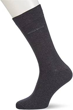 BOSS Herren 2P RS Uni CC Socken, Grau (Charcoal 012), 43-46 (2er Pack) von BOSS