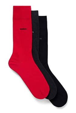 BOSS Herren 3P RS GiftSet Uni CC Mittelhohe Socken im Dreier-Pack Gemustert 40-46 von BOSS