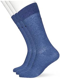 BOSS Herren 3P RS Uni Colors CC Herrensocken, Open Blue467, 43-46 (3er Pack) von BOSS