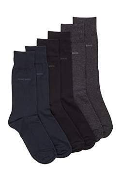 BOSS Herren 3P RS Uni SP CC Mittelhohe Socken aus elastischem Baumwoll-Mix im Dreier-Pack von BOSS