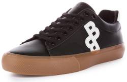 BOSS Herren Aiden Tenn Lowtop Sneakers mit Monogramm-Detail Dunkelgrau 39 Größe 39 von BOSS