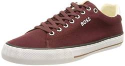 BOSS Herren Aiden_Tenn_cv Sneaker, Dark Red604, 39 EU von BOSS