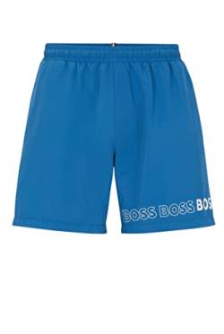 BOSS Herren Badeshorts Beachwear Badehose Dolphin Quick-Dry, Farbe:Blau, Artikel:-428 medium Blue, Größe:L von BOSS