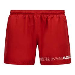 BOSS Herren Badeshorts Übergröße Beachwear Badehose B-Dolphin Quick-Dry, Farbe:Rot, Artikel:-628 Bright red, Größe:4XL von BOSS