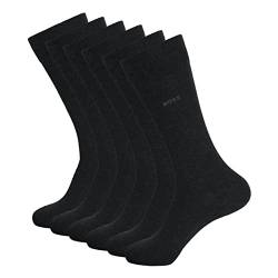 BOSS Herren Business Socken Strümpfe RS Uni Colors CC 3 Paar, Farbe:Grau, Größe:39-42, Artikel:-012 charcoal von BOSS