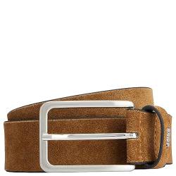 BOSS Herren Calis-Logo-Sd_Sz35 Belt, Dark Brown202, 100 von BOSS