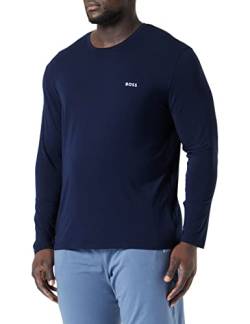 BOSS Herren Comfort LS-Shirt RN Longsleeve, Dark Blue403, m von BOSS