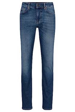 BOSS Herren Delaware BC-L-C Blaue Slim-Fit Jeans aus bequemem Stretch-Denim Blau 30/32 von BOSS