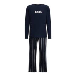 BOSS Herren EasyLong Set mit Logo Open Blue, L von BOSS