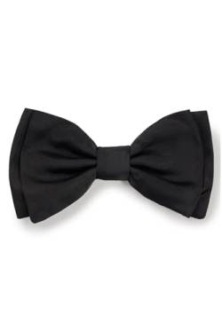 BOSS Herren H-BOW TIE In Italien gefertigte Fliege aus Seiden-Jacquard Schwarz Stck von BOSS