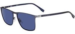 BOSS Herren Hugo 1004/S Sonnenbrille, Matte Bluee/Bl Blue, 56 von BOSS