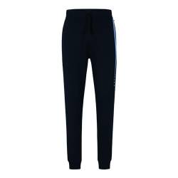 BOSS Herren Jogginghose Freizeithose Homewear Loungewear Authentic Pants, Farbe:Blau, Artikel:-403 Navy, Größe:L von BOSS