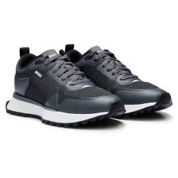 BOSS Herren Jonah_Runn_Meth Running, Open Grey, 42 EU von BOSS