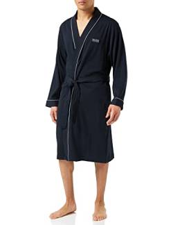 BOSS Herren Kimono BM Morgenmantel aus gebürsteter Baumwolle im Kimono-Stil mit Logo von BOSS