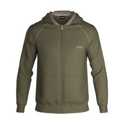 BOSS Herren Mix&Match H Loungewear_Jacket, Dark Green305, XL von BOSS