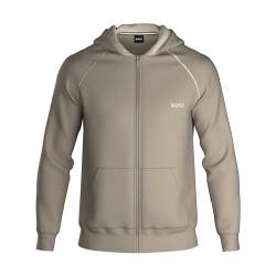 BOSS Herren Mix&Match Jacket H Loungewear_Jacket, Dark Beige255, L von BOSS
