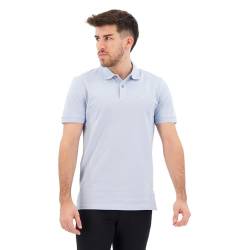 BOSS Herren Pallas Regular-Fit Poloshirt aus Baumwolle mit Logo-Stickerei Hellblau XXXL von BOSS