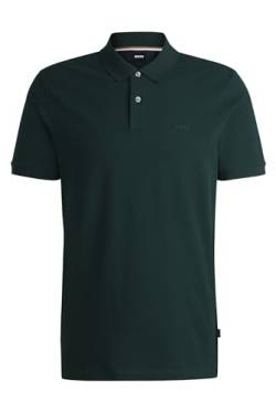 BOSS Herren Pallas Regular-Fit Poloshirt aus Baumwolle mit Logo-Stickerei Hellgrün M von BOSS