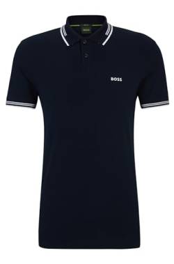 BOSS Herren Paul Polo, Dark Blue402, L EU von BOSS