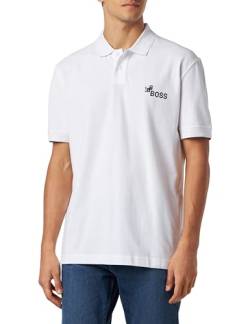 BOSS Herren Peglitchlogo, White100, M EU von BOSS