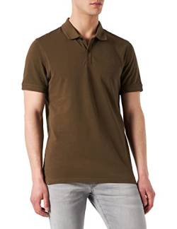 BOSS Herren Prime Slim-Fit Poloshirt aus Baumwoll-Piqué Dunkelgrün XXXL von BOSS