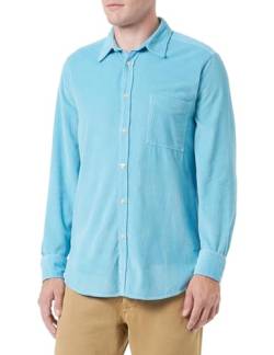 BOSS Herren Relegant 6 Regular-Fit Hemd aus Baumwoll-Cord Hellblau XL von BOSS