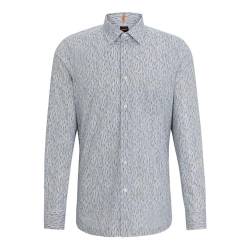 BOSS Herren Remiton Shirt, White100, M von BOSS