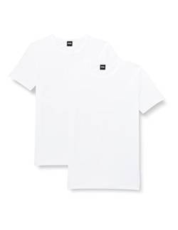 BOSS Herren Round Neck T-Shirt, 2er Pack Modern, White, XXL von BOSS