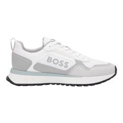 BOSS Herren Schuhe Halbschuhe Turnschuhe Sneakers Jonah Runn merb, Farbe:Weiß, Schuhgröße:EUR 46, Artikel:-100 White von BOSS