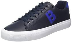 BOSS Herren Schuhe Schnürschuhe Sneaker Aiden Tenn, Farbe:Blau, Schuhgröße:EUR 42, Artikel:-404 Dark Blue von BOSS