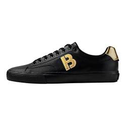 BOSS Herren Schuhe Schnürschuhe Sneaker Aiden Tenn, Farbe:Schwarz, Schuhgröße:EUR 45, Artikel:-007 Black von BOSS