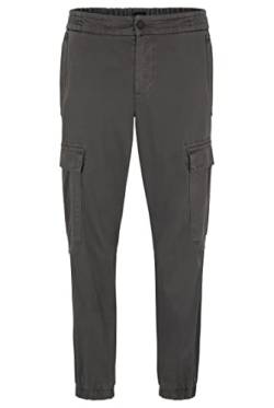 BOSS Herren Sisla-1-Cargo-DS Relaxed-Fit Cargohose aus Stretch-Baumwolle Dunkelgrau 46 von BOSS