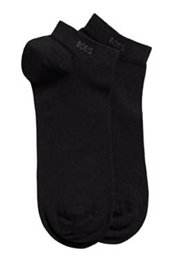 BOSS Herren Sneaker Socken Business Socks AS Uni CC 2 Paar, Farbe:Schwarz, Größe:47-50, Artikel:-001 black von BOSS