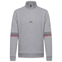 BOSS Herren Sweat 1 10236288 01 Sweatshirt, Light/Pastel Grey59, XXL von BOSS