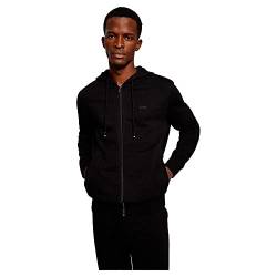 BOSS Herren Sweatjacke Seeger Schwarz Small von BOSS