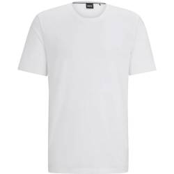 BOSS Herren T-Shirt Mix & Match mit Logo, White, S von BOSS