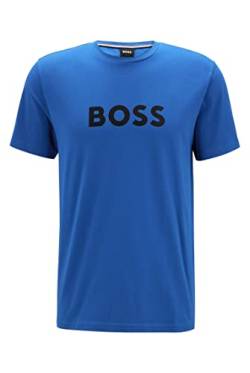 BOSS Herren T-Shirt RN Shirt Crew-Neck UV-Protection UPF 50, Farbe:Blau, Artikel:-429 medium Blue, Größe:XL von BOSS