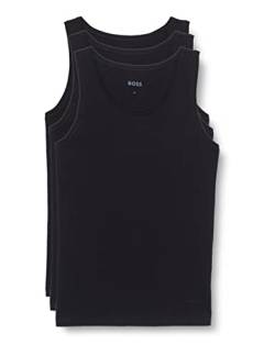 BOSS Herren Tank Top, 3er Pack Classic, Black, XL von BOSS