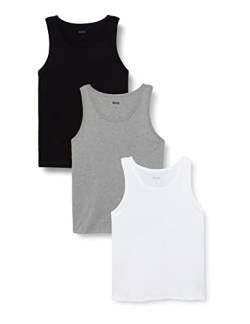 BOSS Herren Tank Top, 3er Pack Classic, Sortiert 999, M von BOSS