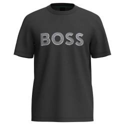 BOSS Herren Tee 1 T-Shirt, Black1, L EU von BOSS