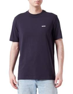 BOSS Herren Tee T_Shirt, Dark Blue403, XL von BOSS