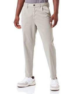 BOSS Herren Trousers TROUSERS FLAT, Open Grey, 40W / 32L EU von BOSS