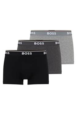 BOSS Herren Trunk, 3er Pack Power, Open Grey 061, S von BOSS