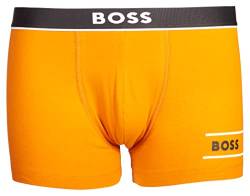 BOSS Herren Trunk 24 Logo Boxershorts, Bright Orange821, m von BOSS