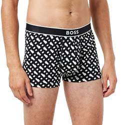 BOSS Herren Trunk 24 Print Boxershorts, Black2, XXL von BOSS