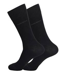 BOSS Herren Twopack RS Uni 10112280 01 Socken, Schwarz (Black 001), 47/50 (2er Pack) von BOSS