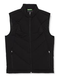 BOSS Herren V_Titanium Down_Waistcoat, Black1, L von BOSS