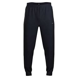 BOSS Herren Waffle Pants mit Logo, Dark Blue, XL von BOSS